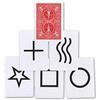 SOLOMAGIA Bicycle Mazzo di Carte ESP Cards - Dorso Rosso - Mazzi Carte da Gioco - Giochi di Prestigio e Magia