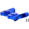 GPM Aluminium 7075 Alloy Rear Wing Mount for LOSI 1:24 Micro-B 2WD Buggy RTR-LOS00007 / 1:28 Micro-T 2S 2WD RTR Stadium Truck-LOS-1392 Upgrades - Blue