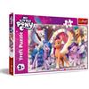 Trefl - My Little Pony, Felice Giornata dei Pony - Puzzle 24 Maxi - 24 Tessere Grandi, Puzzle Colorato con gli Eroi, Intrattenimento Creativo, Divertimento per Bambini dai 3 anni