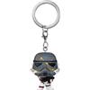 Funko Pop! Keychain: Star Wars Ahsoka - Thrawn's Night Trooper- Mini Figura in Vinile da Collezione Novità Portachiavi - Riempitivi per Calze - Idea Regalo - Merchandising Ufficiale - TV Fans