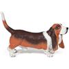 Papo - Statuetta Basset Hound Realistica - 3 Anni + - Collezione Cani e Gatti - Gioco Educativo Animali Domestici - Idea Regalo Giocattolo Bambina Bambino
