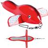Sugoi AIRFISH Aereoplanino di richiamo traina al tonno 20cm Rosso