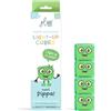 Glo Pals, Set 4 Cubi Luminosi Pippa, Giochi da Bagnetto per Bambini da 3 Anni di età, Aiuta Lo Sviluppo Sensoriale e Cognitivo, con Illuminazione Automatica, Verde