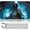 MPLR BOARD GAME Gioco da tavolo MTG Playmat + custodia impermeabile gratuita, bordi cuciti, appassionati di carte TCG Playmat Mouse Pad MTG con zone (originale Playmat) (con zona, Jace)