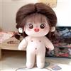 YHYQiFei 20cm plush doll with Skeleton,Cute Anime Cotton dolls,8 inch,Soft Stuffed Dress Up Doll,Collection Gift (N)
