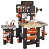Smoby - Black + Decker Mega Center, 7600360726WEB, +3 Anni, 3 Aree Gioco, 100 Accessori
