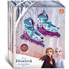 Mondo Toys - Design Frozen II In Line Skates - pattini in linea regolabili - Ruote PVC - roller bambino / bambina - Size M / mis. 33/36 - 28314