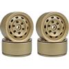 Babijoux Accessori RC 4 pezzi in metallo da 1,9 pollici;Cerchione Beadlock for 1/10 RC Rock Crawler Traxxas TRX-4 D90 D110 Defender Axial SCX10 90046 90047 (Color : 4pcs)