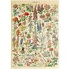 MyPuzzle.com MyPuzzle Fleurs - Fiori Per Tutti, Poster D'epoca, Adolphe Millot - Premium 100 Pezzi Puzzle - MyPuzzle Collezione speciale di Havana Puzzle Company