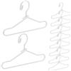 FUNOMOCYA 55 Mini Grucce in Metallo per Vestiti Bambole Bianche Appendiabiti Miniatura per Giocattolo Accessori per Armadio Casa Bambole