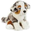 CARTOON Peluche Cane Pastore Australiano Lelly My Puppy 25 cm Cagnolino Morbido e Realistico Made in Italy Idea Regalo per Bambini Compagno di Gioco e Coccole