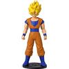 BANDAI Dragon Ball Figura anime Super Saiyan Goku serie Flash | Figura d'azione Super Saiyan Goku alto 4 '' | Dragon Ball Super Anime Merch contiene monete da collezione | Dragon Ball Manga e Anime