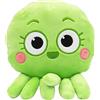 Giochi Preziosi Baby Shark Big Show - Peluche Verde A Forma Di Polipetto Con Guance Rosa Di Nome Vola Della Misura Di 20 Centimetri; Per Bambini A Partire Da 2 Anni, BAH16600