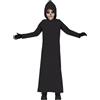 FIESTAS GUIRCA | Costume di Monaco Oscuro Bambini (10-12 Anni) - Tunica con Cappuccio - Costumi per Halloween, Carnevale e Feste in Maschera - Ideale per Bambini e Bambine - Nero