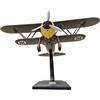 TECKEEN Lega WWII Italiano FIAT CR.42 Falco Biplano Fighter Aircraft Modello 1:72 Simulazione Scienza Exhibition Model