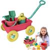 Generico Toddler Beach Toys, Kit di costruzione di sabbia - Giocattoli di sabbia di sabbia precoce con carrello 8 | esterno interattivo per spiaggia di mare al di fuori del campeggio