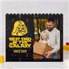 Wanapix | Puzzle Personalizzato con Blocchi XL | Compatibile con le Grandi Marche di Mattoncini | Regalo per la Festa del Papà | Regalo Originale per Uomo | 28 Pezzi XL | 19x15cm | Hero Dad