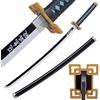 LQZJG Anime bambù Spada Cosplay Spada,Tokitou Muichirou Spada Katana 103cm/40 Pollici