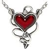 W WIDMANN MILANO Party Fashion - Collana con ciondolo a cuore rosso | Accessori da diavoletto, accessori per costumi per Carnevale, Halloween e feste a tema