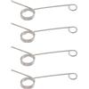 ULIIK 4PCS Metallo Posteriore Cambio Molla RC Aggiornamento Parti per Tamiya CW01 Lunch Box RC Auto