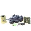s-idee® RC Panzer 99867 - Carro armato battito tedesco Tiger 1:28 con sistema di combattimento a infrarossi integrato 2,4 Ghz RC R/C