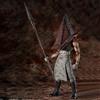 YXCC-SEN Pyramid Head Figure Red Pyramid Thing Bubble Head Nurse Figure