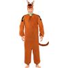 Funidelia Costume Ufficiale di Scooby Doo per uomo e donna, Tuta completa con testa di peluche, Taglia XL - Completo per adulti per feste, Carnevale e Halloween