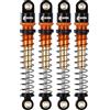 INJORA RC Ammortizzatore 43mm Filettato Tele Shocks Damper per 1/24 RC Crawler Axial SCX24 Deadbolt Bronco Gladiator Upgrade (Oro)