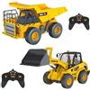 s-idee® 1515 RC Pale ribaltabile (giallo) e pale gommate (giallo) Set Huina 1:24 Kit da cantiere telecomandato