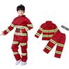 Modaworld Costume Pompiere Bambino, 3 Pezzi Vestito Pompiere Bambino Con Estintore Giocattolo, Bambini Pompiere Giochi Di Ruolo Costume, Capo Dei Pompieri Cosplay, Esercitazioni Antincendio