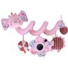 Generic Peluche a spirale, passeggino a spirale - Giocattoli per culla con sonaglio e squeper - Giocattoli ad alto contrasto per passeggino, culla, culla