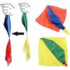 ZQION Enjoyer Sciarpe magiche Cambio Colore Seta Trucchi magici Hanky Sciarpa Magica Illusioni sul palco Accessori per Mago, 2 Pezzi/Set