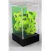 Chessex Vortex bright green dice set boxed [CHX27430]