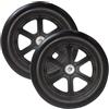 YUNHEST Accessori for sedia a rotelle elettrica: ruota anteriore, pneumatico solido da 10 pollici, 10 x 2 ruote.(Color:Black)