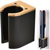 Luvitory Supporto da parete compatibile con Dyson Airstraight e Airwrap, supporto organizer per piastra in alluminio, supporto per ferro arricciacapelli per bagno