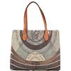 Gattinoni Borsa a spalla Planetario L Double Hand colore Classic/Black - Red - Arancione (Classic/Arancione)
