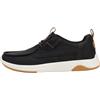 HEYDUDE Wally Drift Classic, scarpe da uomo, mocassini slip-on da uomo, comodi e leggeri, Nero/Bianco, 44 EU