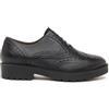 Nero Giardini I411450D Stringate Donna in Pelle - Nero