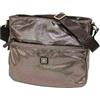 Laura Biagiotti Borsa Donna Spalla Tracolla in Tessuto Personalizzato Regolabile Bandoliera Rettangolare ART: LL24W-101-12 LINEA TAPIRO Dimensioni25X31X12 (MARRONE/CASTAGNA)