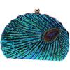 LRXIYODE Pochette Raffinata per Donna Paillettes e Perline, Borsa per Feste ed Eventi Formali, Borsa da Cerimonia per Banquet e Matrimoni