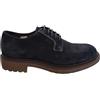 Exton Scarpa Uomo MOD. Derby in Vero camoscio Made in Italy Lavorata a Mano Colore Blu Numero 41 (aquista Un Numero in Meno del solito Che indossi)