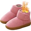 Generic Scarpe Uomo Donna Diabetiche Pantofole Regolabili in Caldo Cotone Stivali da casa per Anziani Comode Antiscivolo per Piedi Gonfi Anziani Women Pink 34