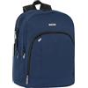 COMIX Zaino Organizzato, Scuola Unisex-Adulto, Blu, 31x42Hx19,5 cm