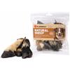 Flamingo snack per cani - bastoncini per cani - Nature - zampa di pecora con pelo - 200 gr - senza glutine - favorisce igiene dentale e digestione - prodotto in Europa