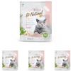 Cat&Rina BeNatural, lettiera per gatti al tofu da 10 l Agglomerante e Vegetale. Fino a 60 giorni di utilizzo. Si smaltisce nell'organico o nel wc. Sabbia gatti anti odore Pesca (Confezione da 4)