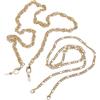 Urban Classics Unisex Multifuntional Metalchain 2-Pack gold, one size