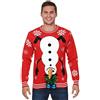 Fun Costumes Snowman Balls Ugly Christmas Sweater X-Large