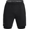 Under Armour Pantaloncini da Uomo UA Vanish Woven 2 in 1, Nero, 1373764-002, MD