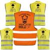 D&Vlab Kit Pacchetto Gilet per Addio al Celibato Gadget Divertente Personalizzabile per Amici e Sposo Costume Scherzi Festa Matrimonio BORN WILD
