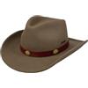 Stetson Tamalo Cappello Cowboy Western Feltro di Lana Tascabile con Fascia in Pelle Uomo Autunno Inverno